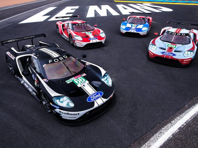 Ford GT fairwell to Le Mans